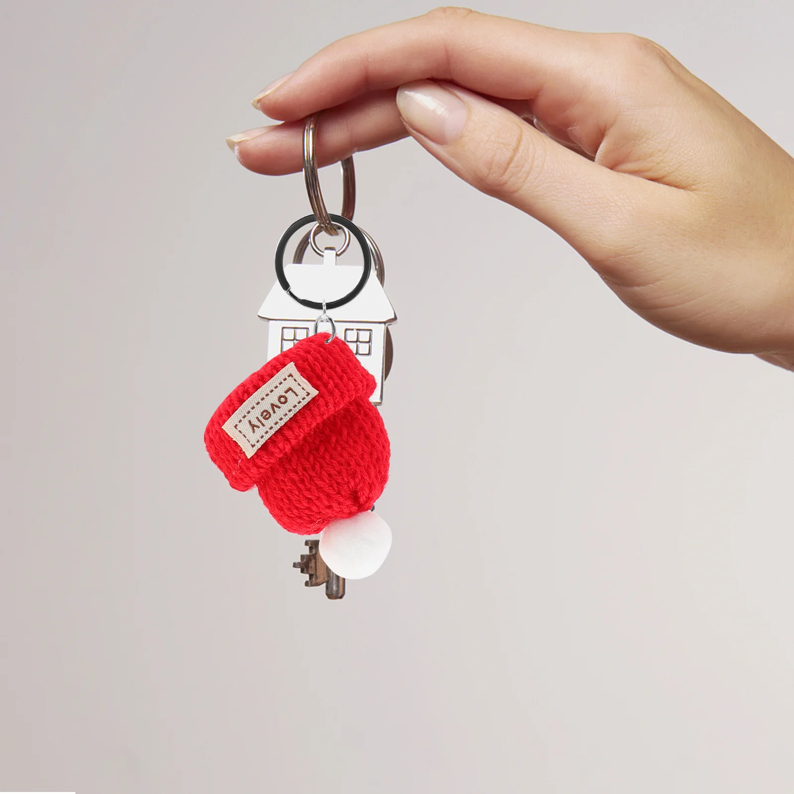 

5 шт. аксессуары для рождественской елки, мини-шляпы для вязания своими руками, шерстяная пряжа, принадлежности для вязания