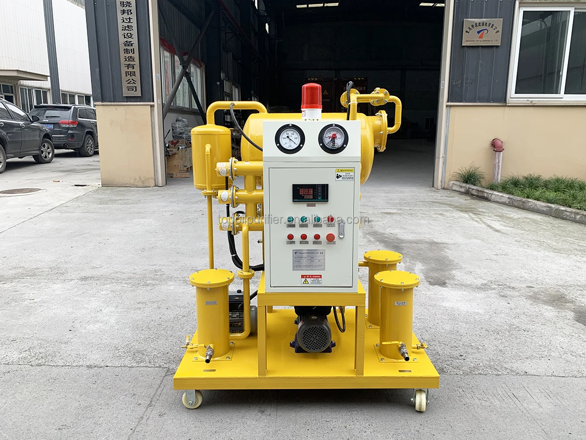 آلة تصفية الزيت/زيت المحولات العازلة المحمولة للأعمال الميدانية
