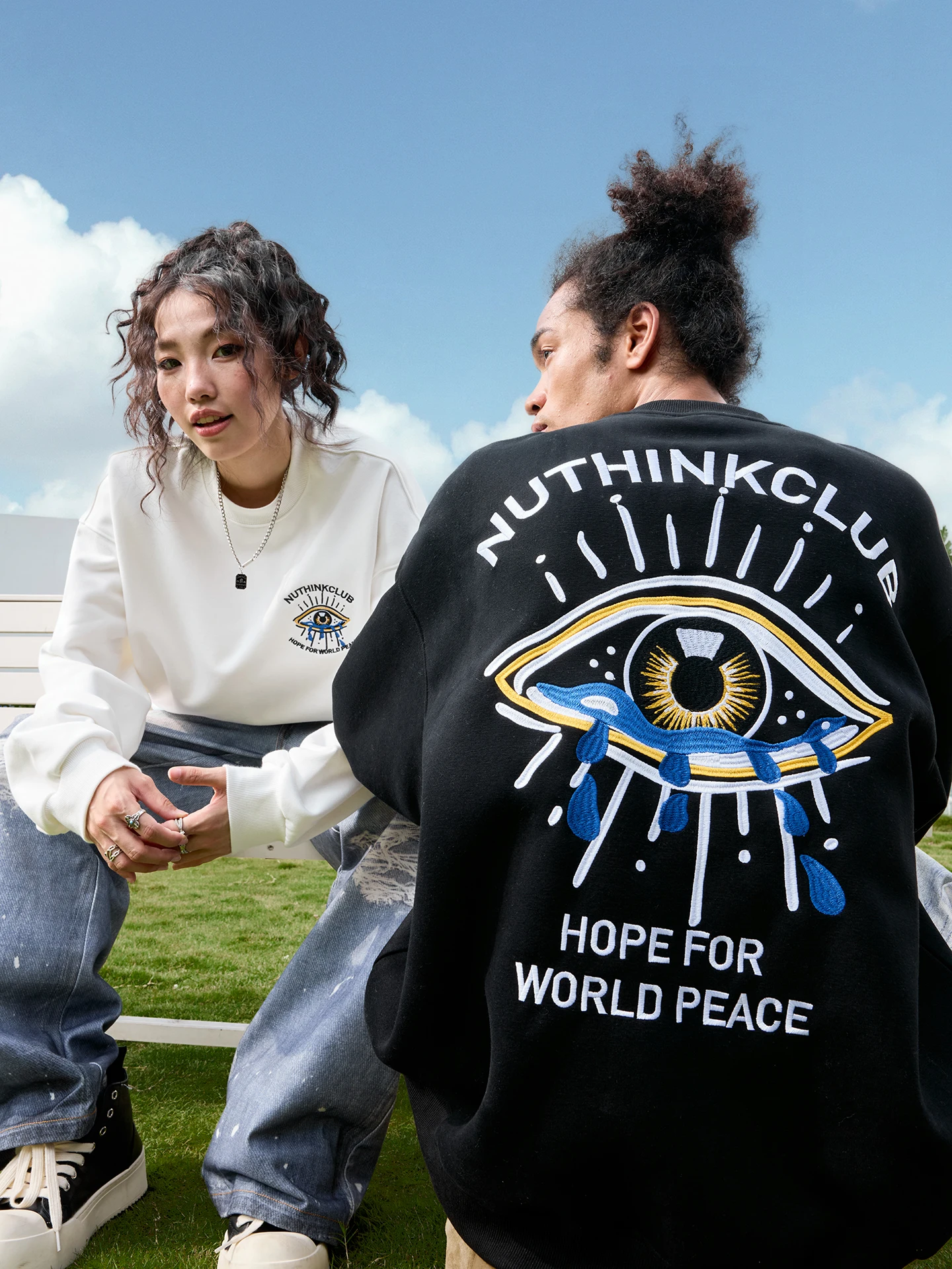 

Мужской зимний теплый свитер Nuthink в американском ретро-стиле с вышивкой, круглой горловиной, на подкладке, из смесового хлопка и полиэстера