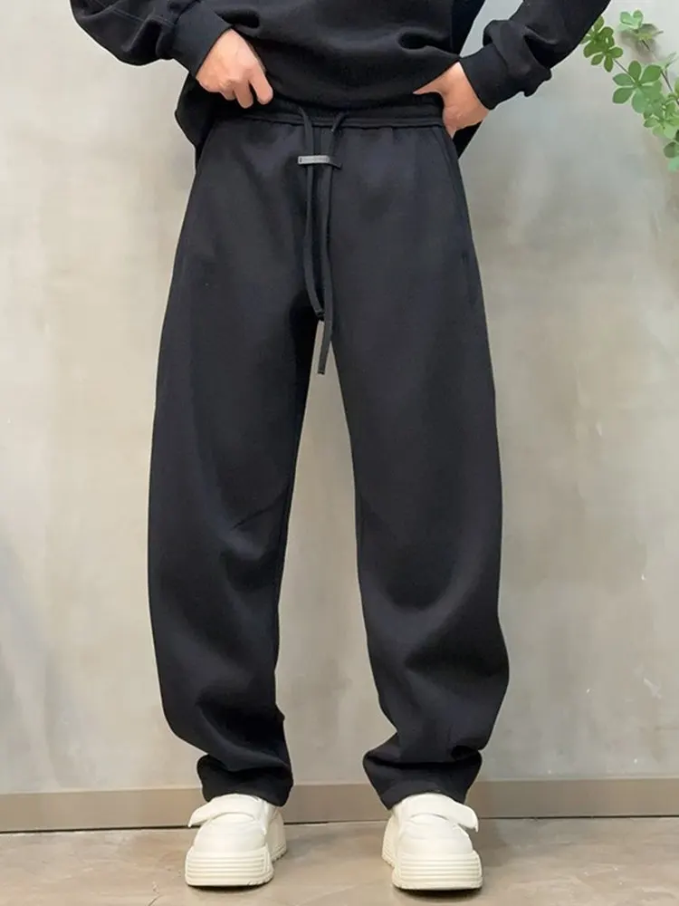 

New Men's Fce Lined Knitted Casual Pants Loose Fit Spor Sle Comfortable Breathable Cargo Trousers for Daily Wear