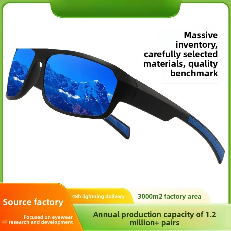 

New Men's European American Style Polarized Sunglasses Outdoor Sports Anti-glare UV Protection Eyewear for Cycling Driving