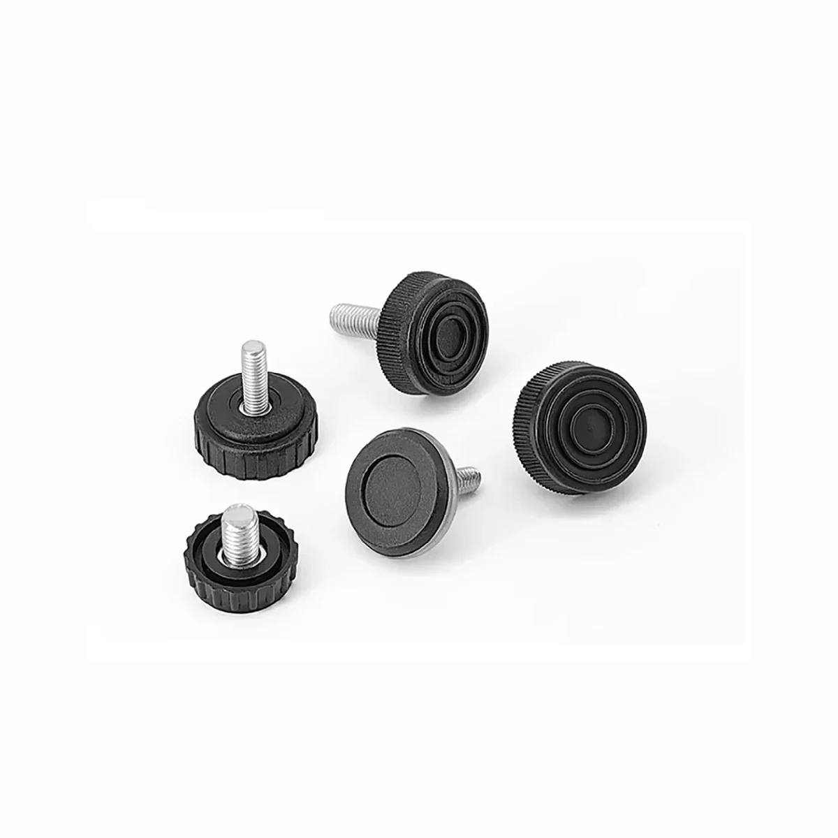 Home Metal Adjustable Threaded Stem Furniture Table Desk Glide Leg Leveler Leveling Foot Adjuster Pad Screw On