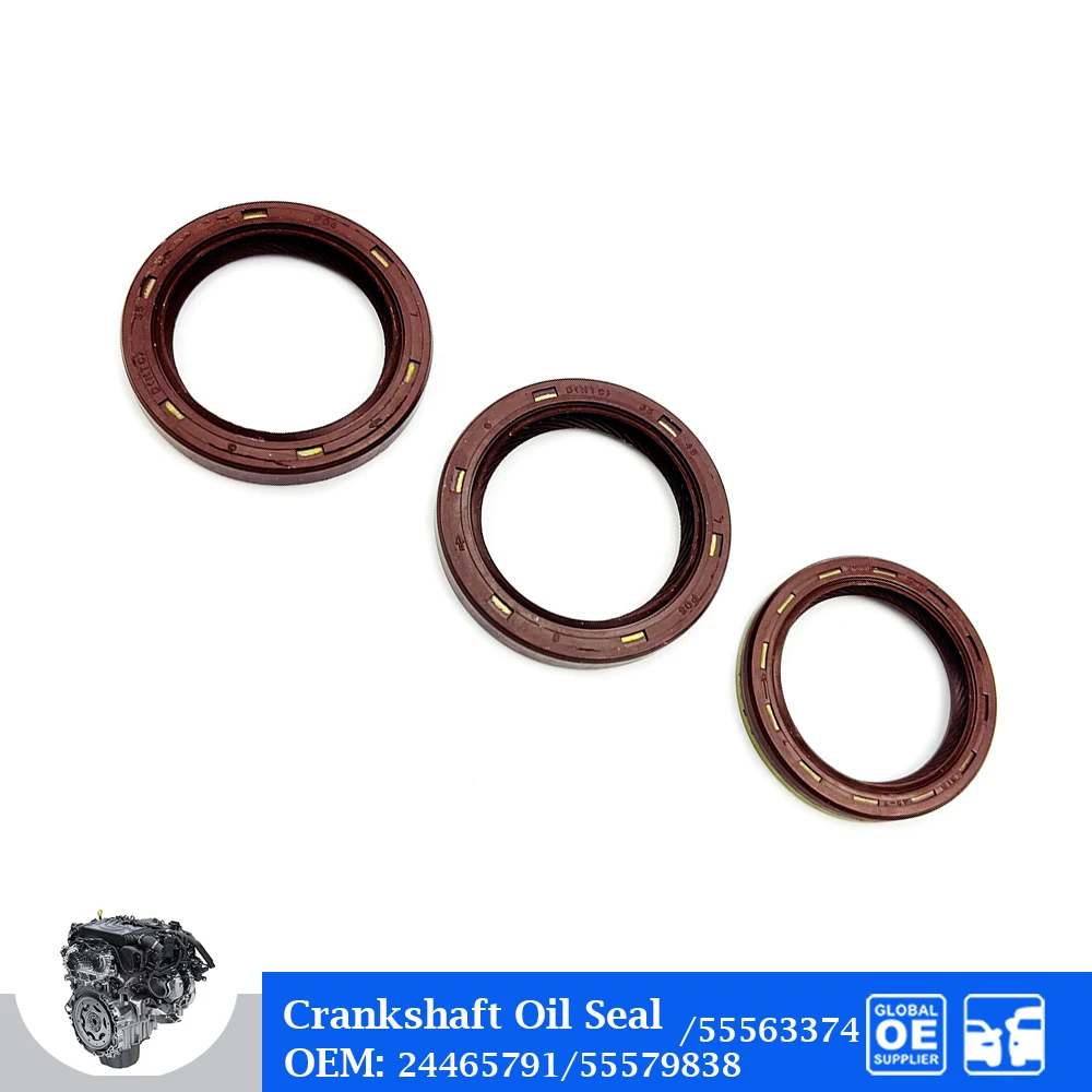 

55563374 Crankshaft Oil Seal For Chevrolet Aveo Cruze Sonic Captiva 1.6 1.8 Buick Excelle Car Accessories 24465791 55579838