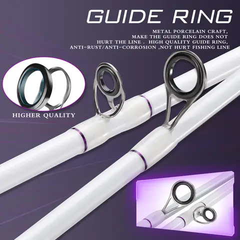 Sougayilang kast-/spinnfiskespö 2 sektioner 1,8 m ultralätt kolfiberspö med EVA-handtag för fiske i olika vatten 10 best sales sougayilang fiskespö - №6