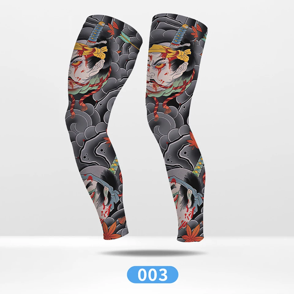 GTUBIKE Sommer-Rad-Kompressionsbeinschoner für Outdoor-Sportarten, schnelltrocknend, Knieschutz, Leggings für Laufen, Basketball, UV-Schutz