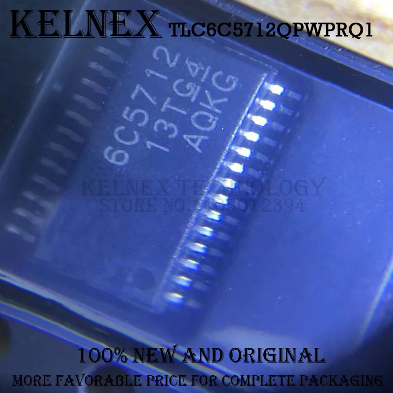 5pcs TLC6C5712QPWPRQ1 HTSSOP-28 TLC6C5712-Q1 Automotive 12-bit constant current LED perfusion driver