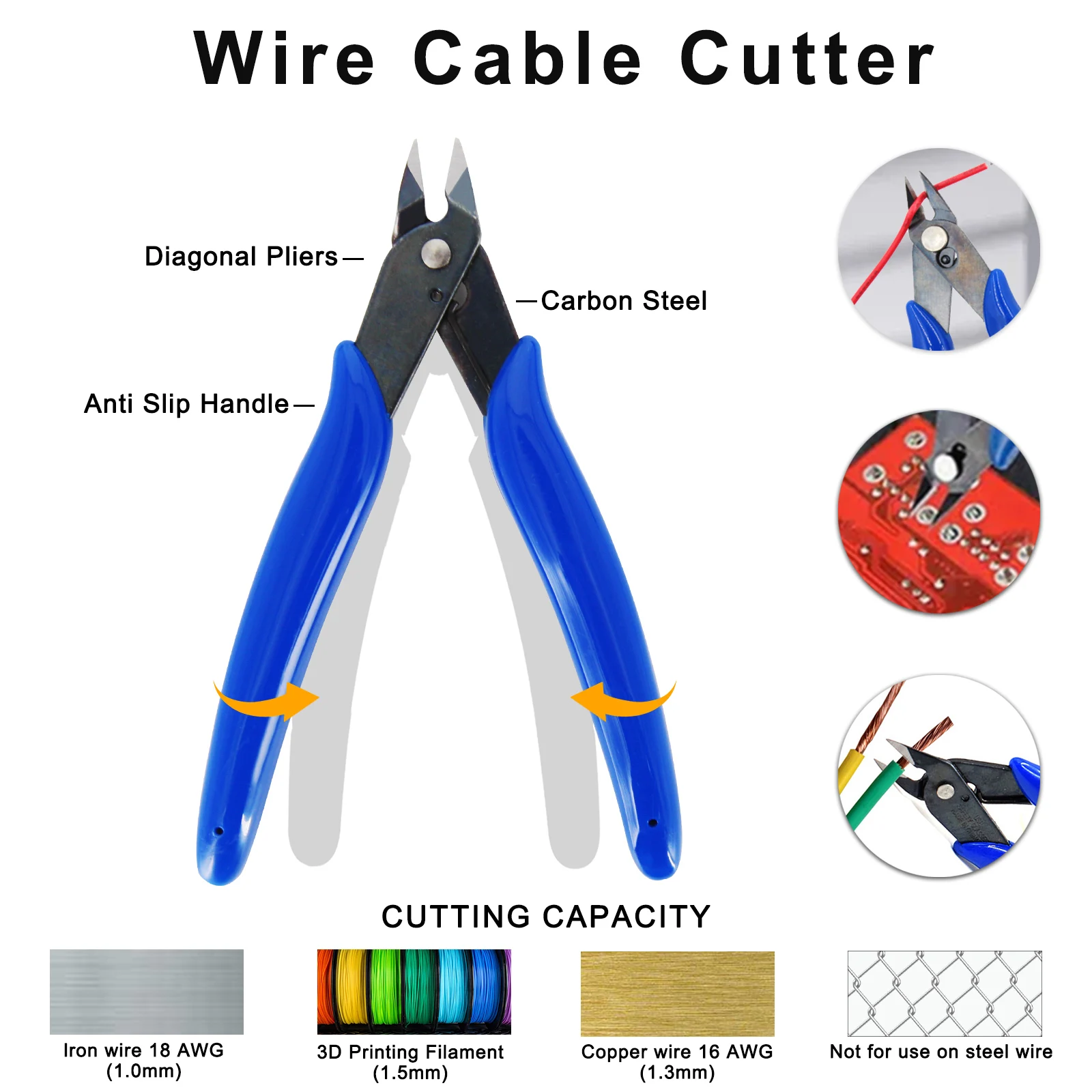 Car Terminal Removal Tool Pin Removal Kit Diamond Grip Voltage Test Pen Wire Cable Cutter Tire Tread Depth Gauge