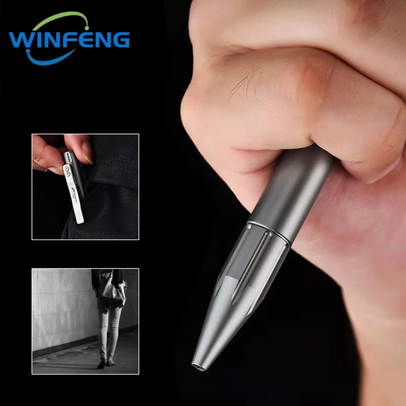 Titanium Alloy Tactical Pen Business Signature Gel Pen Self-defense Personal Security Equipment Emergency Grass Breaker