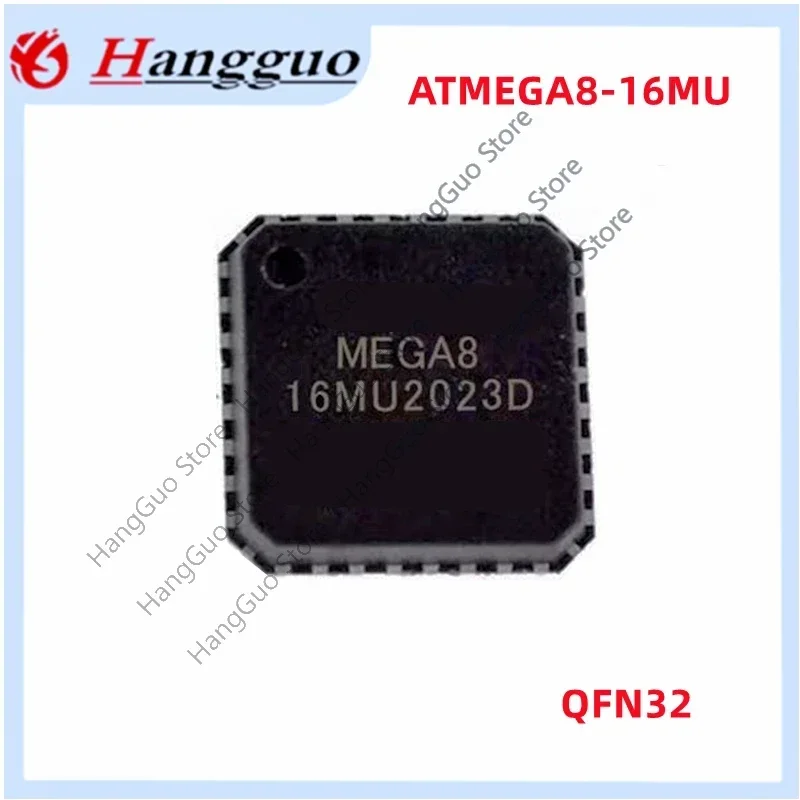 5PCS/Lot Original brand new  ATMEGA8-16MU ATMEGA TMEGA8-16MU QFN-32 Integrated chip For microcontroller