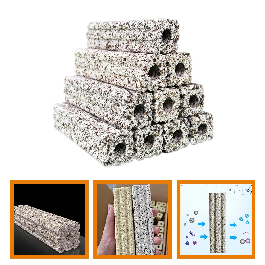

10Pcs Aquarium Filter Media Reusable Lightweight Compact Fish Tank Filtration Material Porous Structure for Easy Cutting
