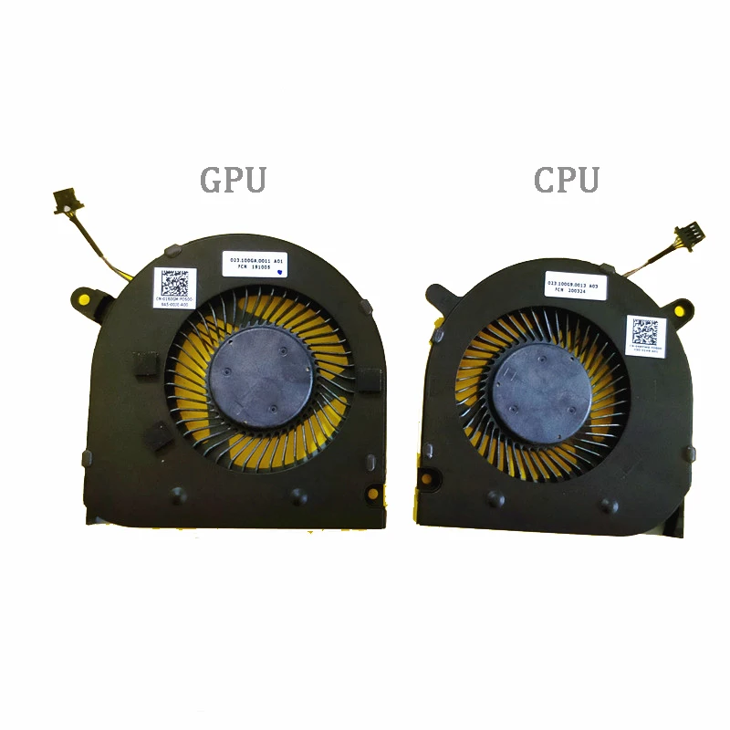 Ventilador de refrigeração para dell g3-3590, gtx1650/1660, rtx2060, original, novo