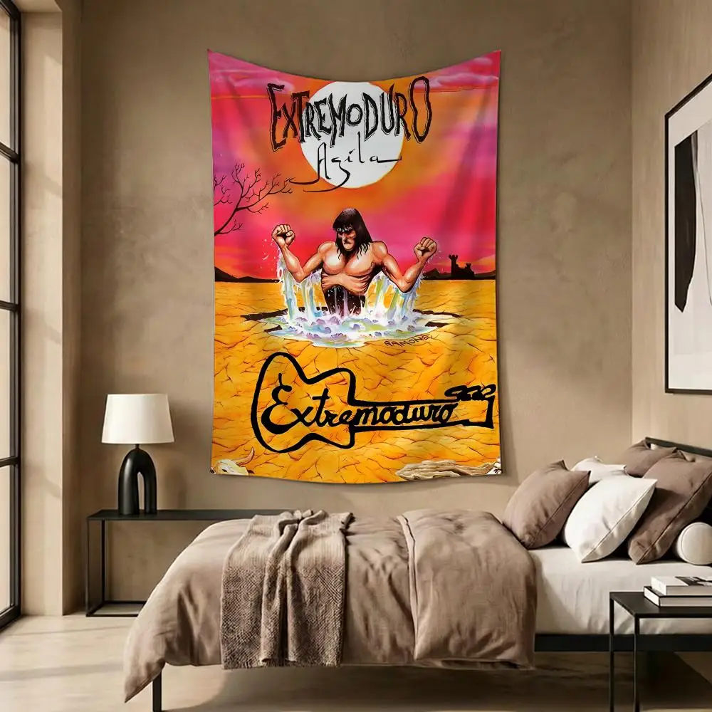 Extremoduro Band Music Rock Extremoduro Tapestry Daily Soft Rectangular Wall Hanging Decor for Living Home Room