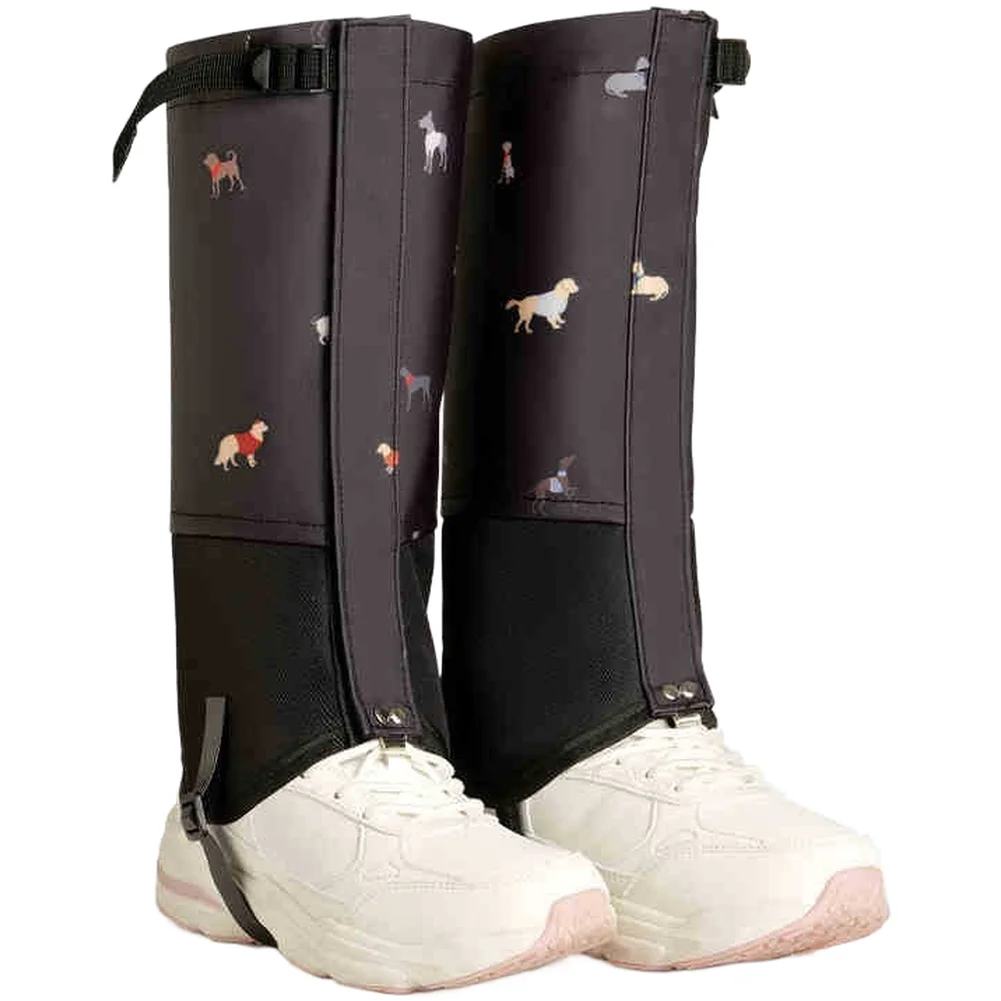 Snow Gaiters Waterproof 600D Oxford Windproof Breathable Leg Covers for Boots All Terrain Protection 26-34 Shoe Size