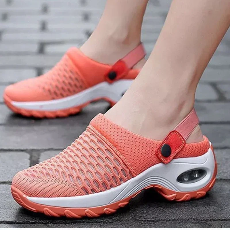 Women Shoes Mesh Orthopedic Clogs Arch Support Casual Summer Beach Sandals Breathable Outdoor Slippers for Women