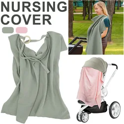 Nursing Cover Cotton Breathable Breastfeeding Cover Outdoor Privacy Mother Nursing Cloth Lightweight Portable Nursing Apron New