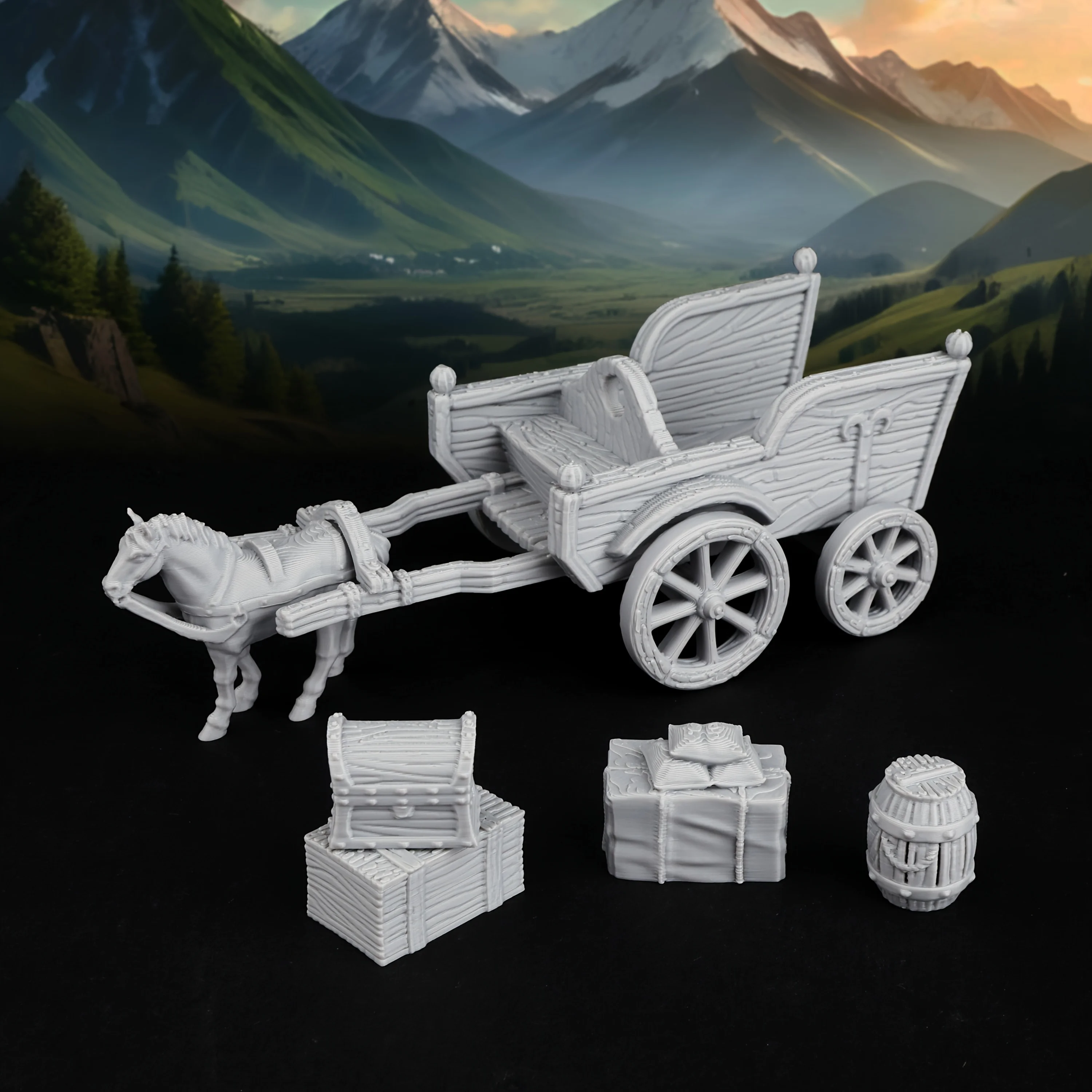 miniatura-de-caravana-rpg-carrinho-com-carga-para-jogos-de-rpg-de-mesa-e-fantasia-terreno-imersivo-para-aventuras-de-comercio