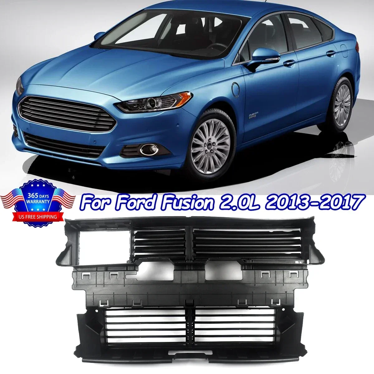 

Затвор передней решетки радиатора без двигателя для 2013-2017 FORD FUSION 2.0L DS7Z8475A