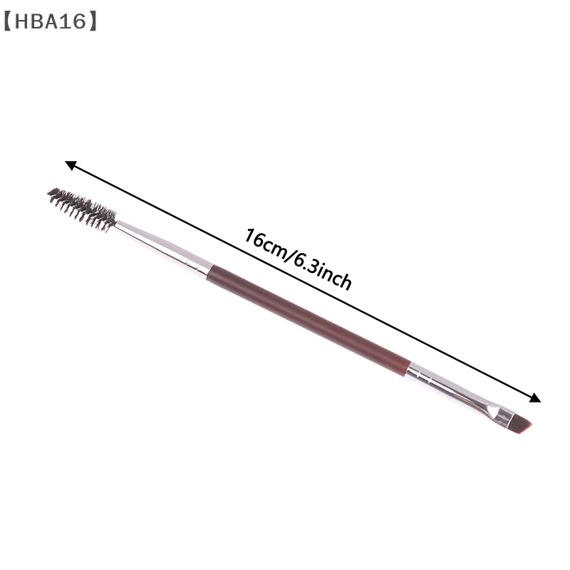 눈썹 브러쉬 속눈썹 빗 메이크업 브러쉬 듀얼 엔드 각진 브러쉬 스풀리 브러쉬 2 In 1 속눈썹 눈썹 브러쉬 세트 메이크업 도구