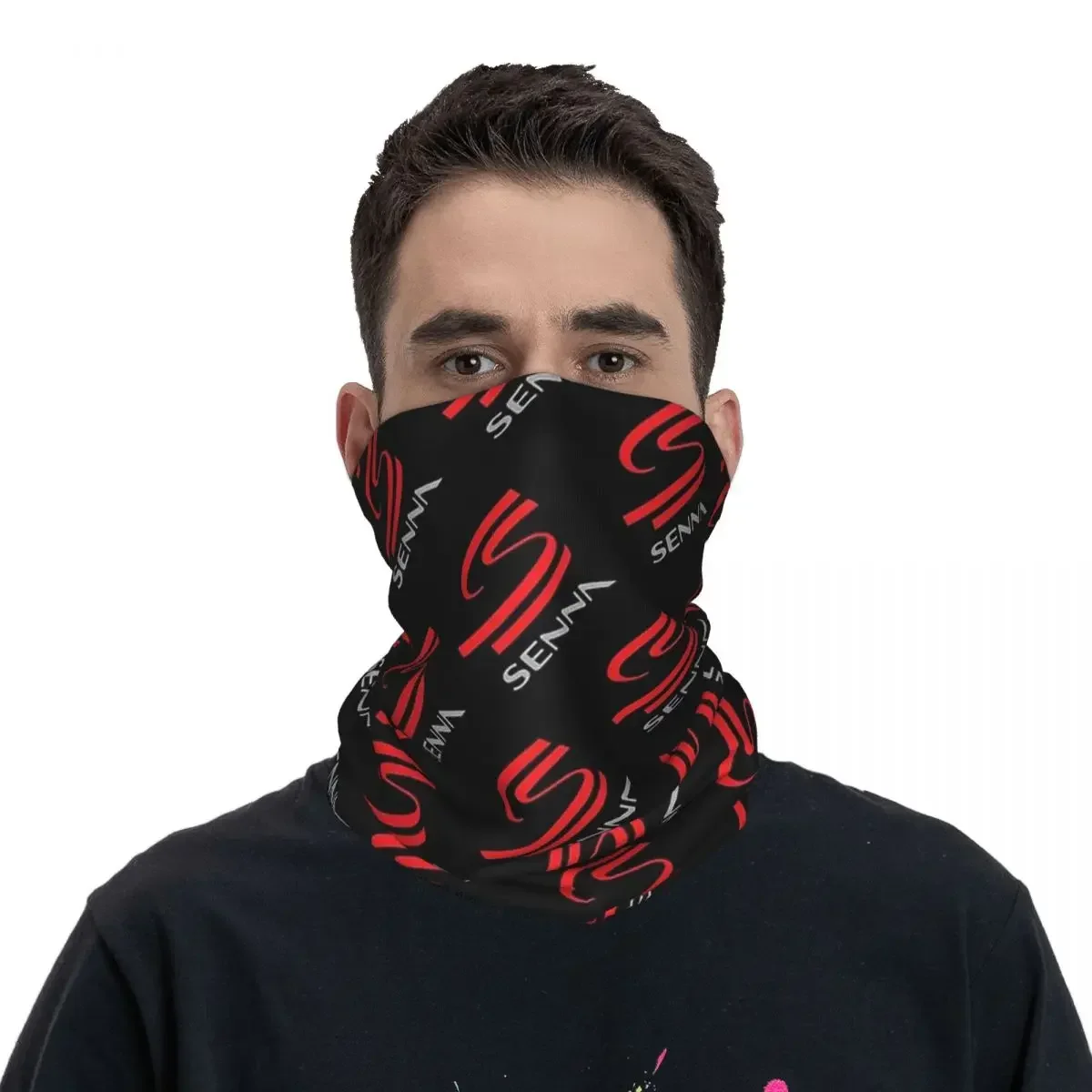 Picture 3: AYRTON SENNA F1 Formula 1 Bandana Neck Cover Motocross Face Mask Balaclava Cycling Unisex Adult Washable