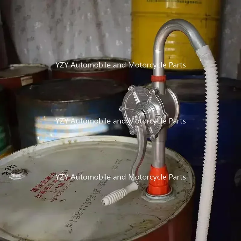 25mm/32mm New Oil Fuel Barrel Heavy Duty Pump Heavy Drum Rotary Manual Hand Pump Diesel  Gas Transfer Tool