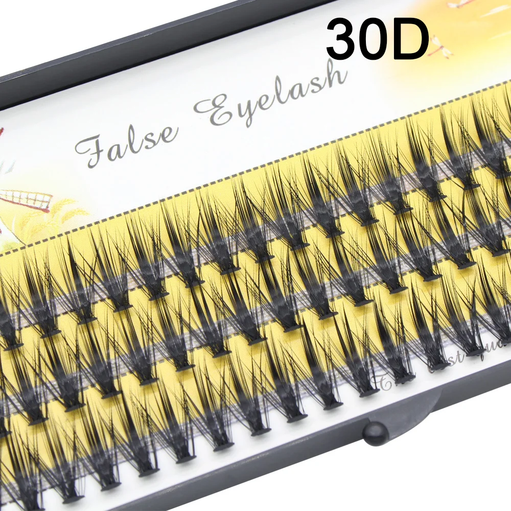 Individual Lashes Extension Makeup Beauty Cilia Natural 3D Russian Volume Faux Eyelashes Super Soft 20D 30D Cluster Mink Eyelash