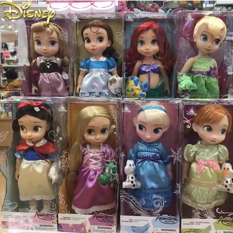 

Originate Disney Cartoon Princess Collection Salon Doll Long Hair Snow White Frozen 2 Elsa Anna Doll Girl Boxed Kawaii Girl Gift