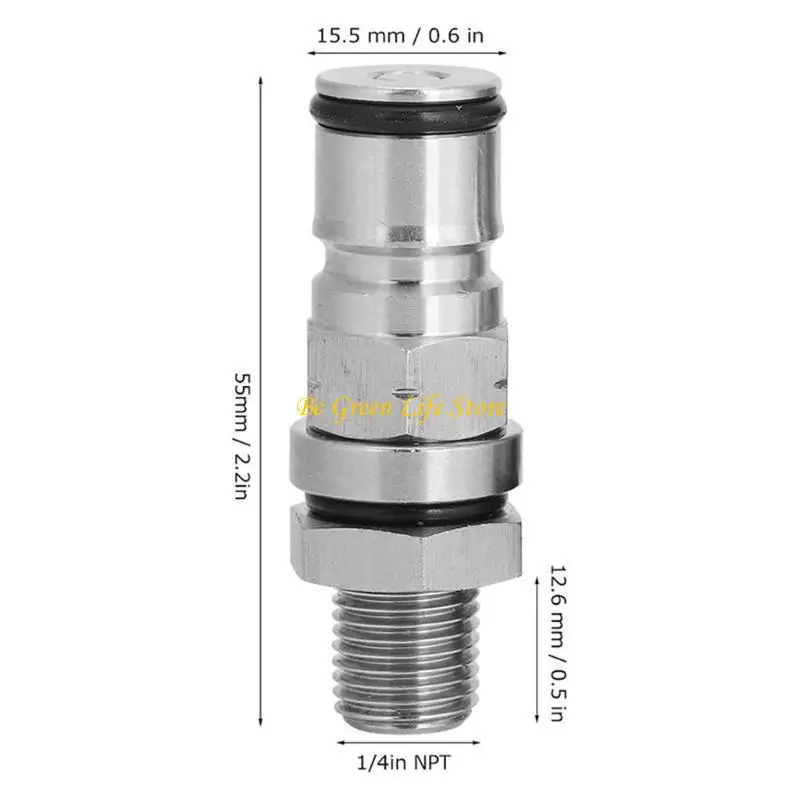 M7DF 2 قطع صمامات الغاز ملحقات البيرة العملية الصمامات السائلة سهلة التثبيت