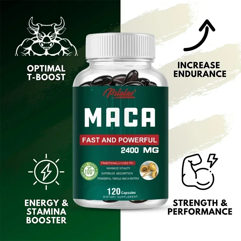 مستخلص الماكا الأسود العضوي 2400 ملغ - يبني كتلة العضلات، ويحسن القدرة على التحمل، ويوازن الهرمونات، ويعزز المزاج المريح، وغير المعاوضة المعدلة وراثيًا #5
