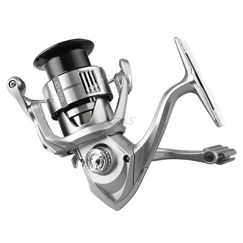 Imagem -04 - Metal Spinning Fishing Reel 5kg Max Drag Mais Rolamentos de Esferas Alumínio Spool Saltwater Pesca Qualquer Peixe Espécies Pesca Linha