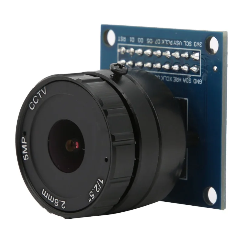 5MP OV7670 Camera Module Adjustable Macro CS Metal Mount 2.8mm Focus For DIY Development