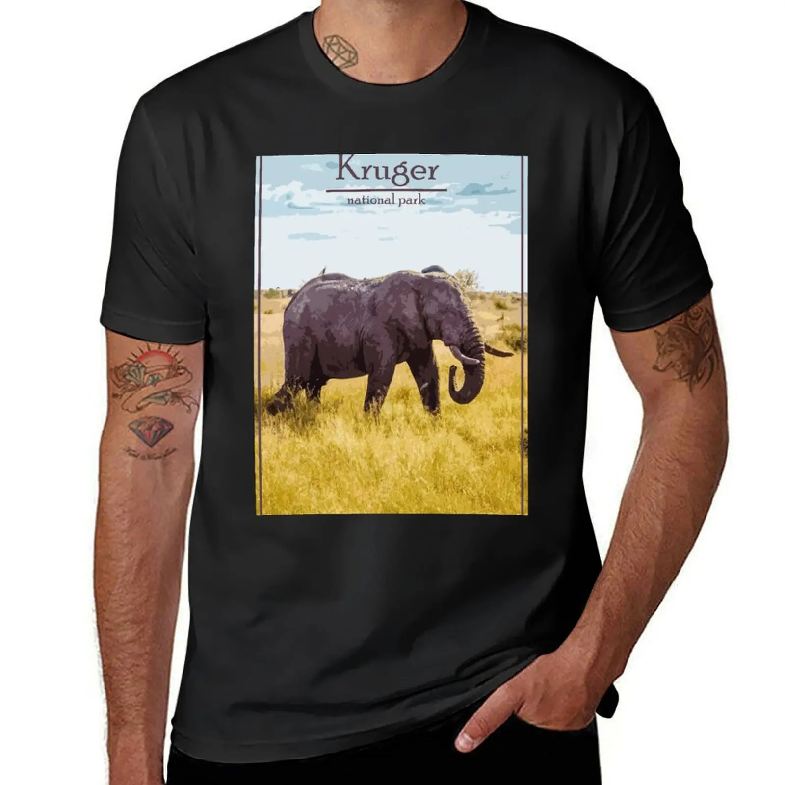 

Kruger National Park T-Shirt anime clothes customs oversizeds mens graphic t-shirts hip hop