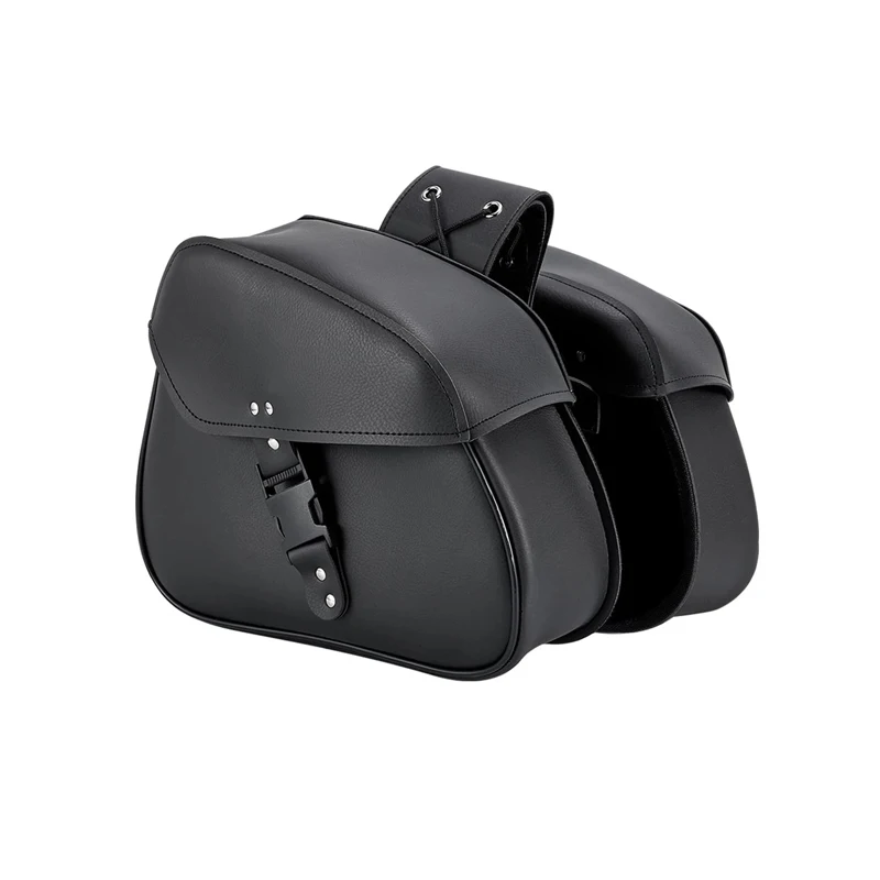 حقائب سرج جانبية من جلد البولي يوريثان للدراجات النارية مقاومة للماء حقائب سرج جانبية للدراجات النارية عالمية لهارلي سوزوكي كاواساكي ياماها هوندا