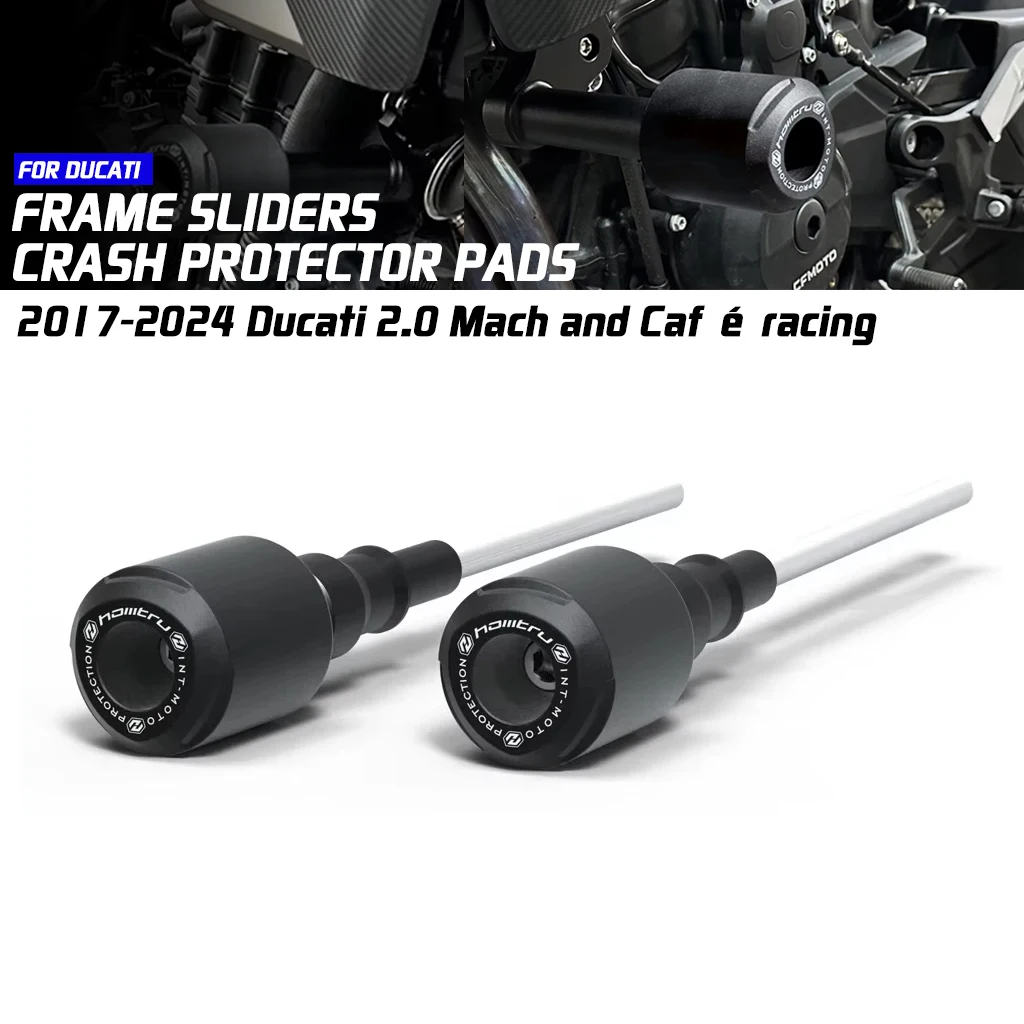 

For 2017-2024 Ducati 2.0 Mach and Caf é racing motorcycle fork axle slider accessories collision pad protector slider