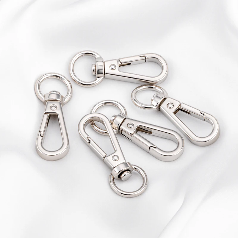 5Pcs/10Pcs Jewelry Making Metarial Clasp DIY Box Bag Pants Chain Large Buckle Connect Fashion Accessorie Organizer Findings