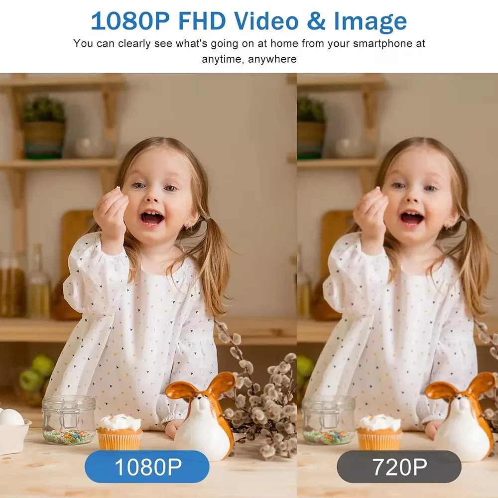 HD 1080P واي فاي كاميرا لتقوم بها بنفسك وحدة مربية كام واي فاي كام كشف الحركة إنذار وتسجيل دعم تطبيق الهاتف