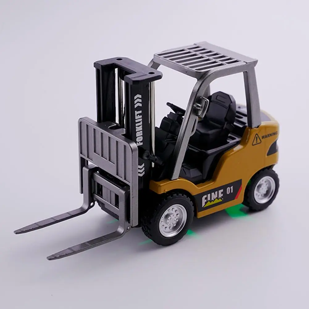 

1:64 Mini Alloy Forklift Electric Engineering Model Variable Speed Outdoor Portable Creative Gift Toy