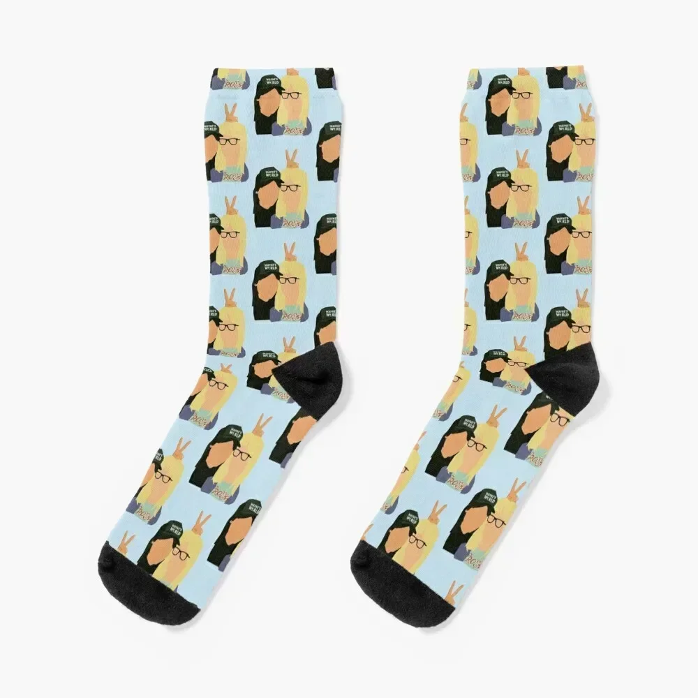 

Waynes World Socks sheer new in's funny gift fashionable Men's Socks Women's