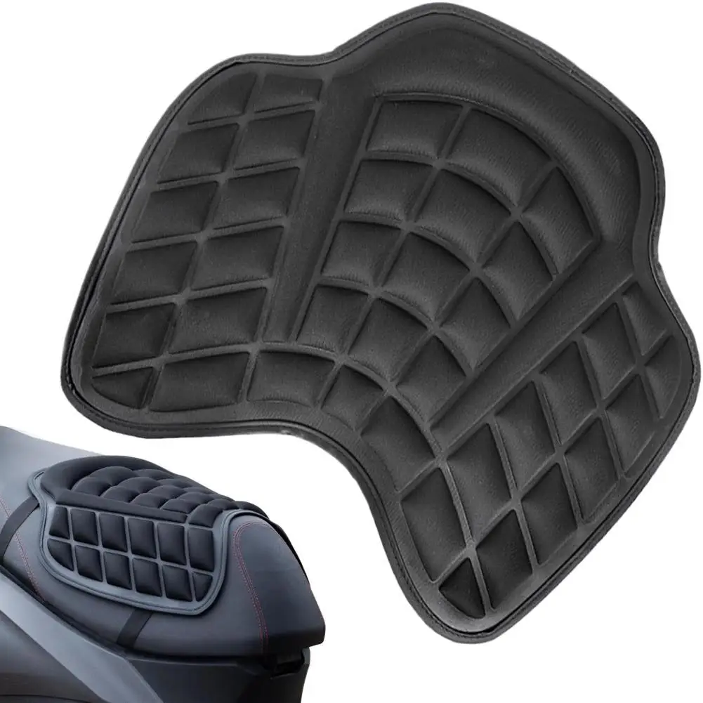 

Universal Motorcycle Shock-absorbing Seat Cushion - 3D Shock-Absorbing Gel Pad Cover With Pressure Relief For Cruiser Scoot H6B9