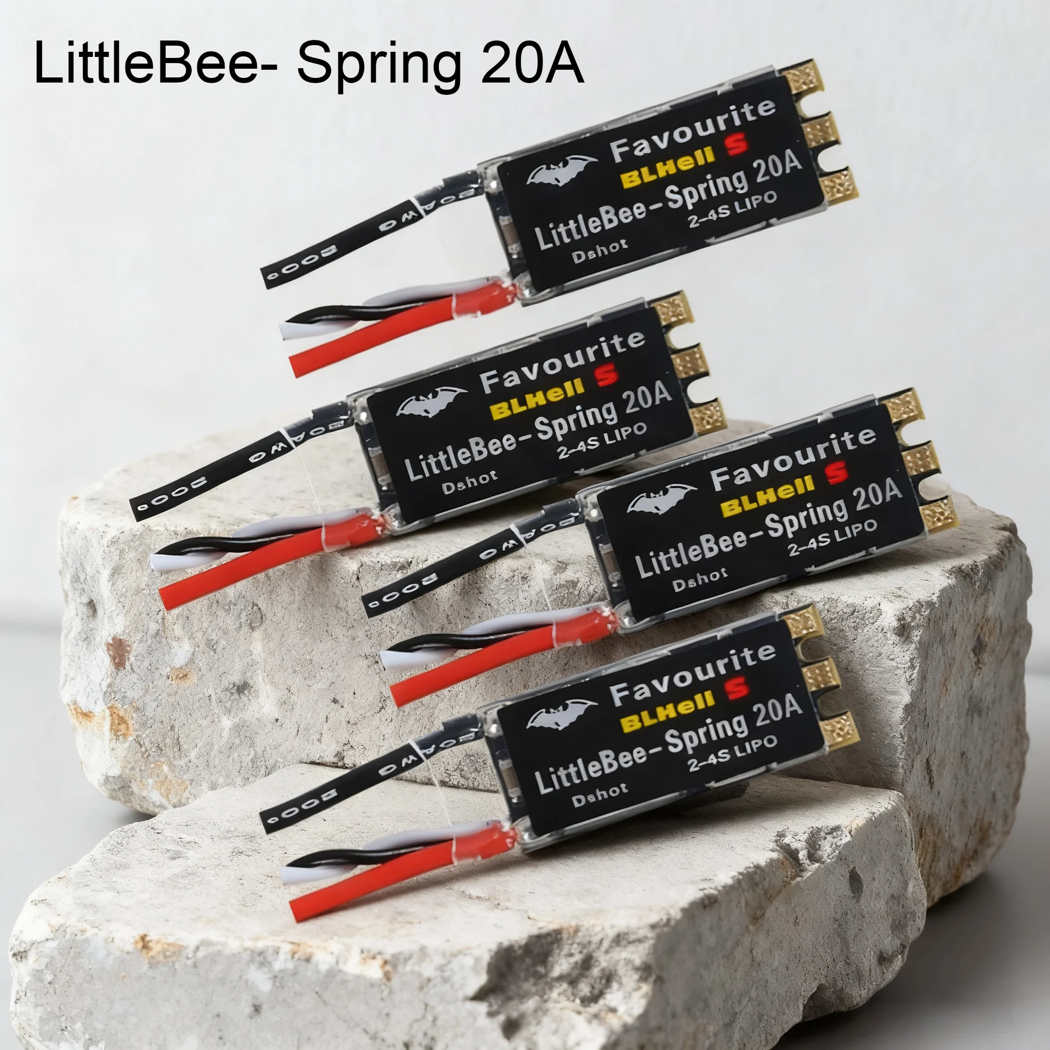 

4 шт. FVT LittleBee Little Bee BLHeli_S ESC DSHOT SPRING 20A ESC BLHeli S Контроллер скорости 2-4S для гоночного дрона FPV
