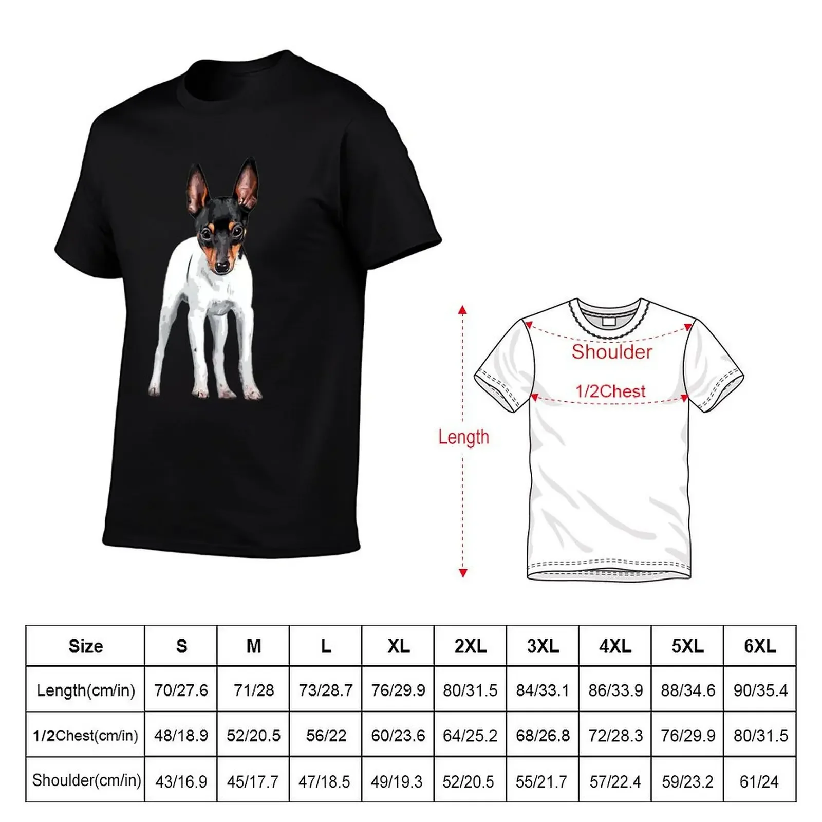 Toy Fox Terrier T-Shirt graphic shirts plus sizes cotton t shirt men