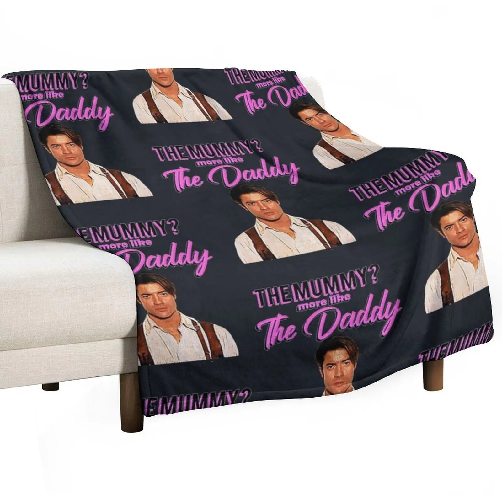 DADDY THE MUMMY T-Shirt Throw Blanket Fashion Sofas Thermals For Travel Warm blankets and throws Baby heavy to sleep Blankets
