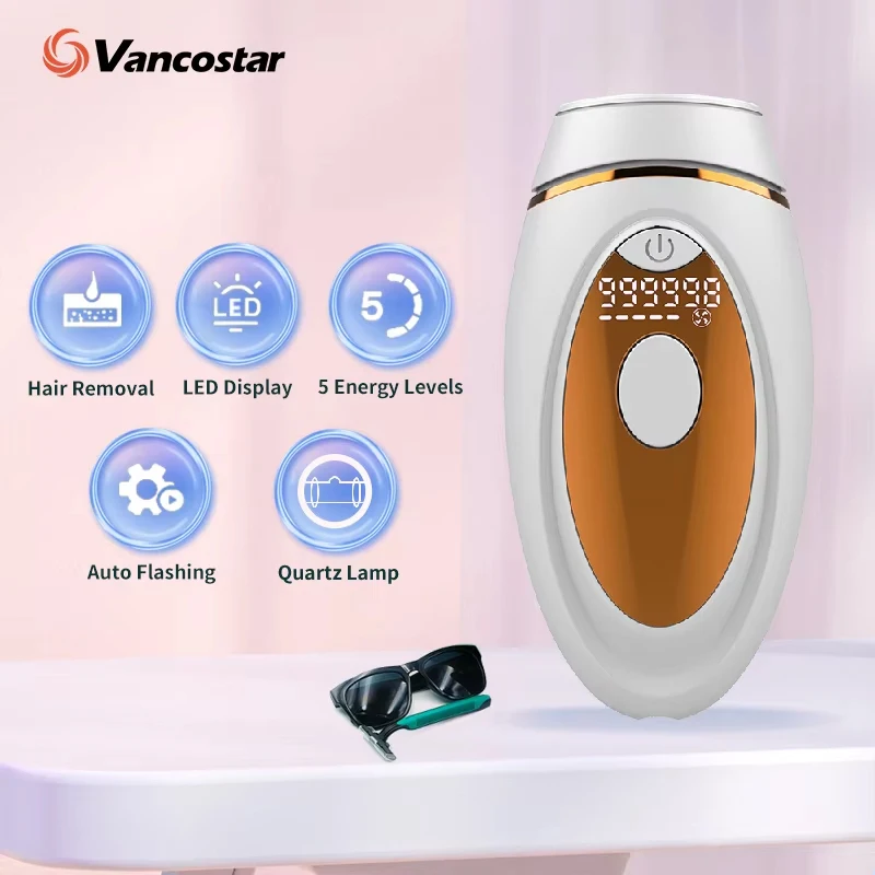 999900 Flashes IPL Epilator Laser Hair Removal LCD Display Painless Permanent Hair Remove Bikini Trimmer Portable Epilator