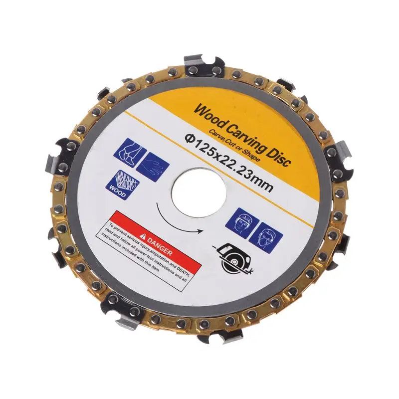 5inch 22mm Diameter 9 Tooth Chainsaw Disc for Angle Grinders Circular Saw Blade Drop Shipping