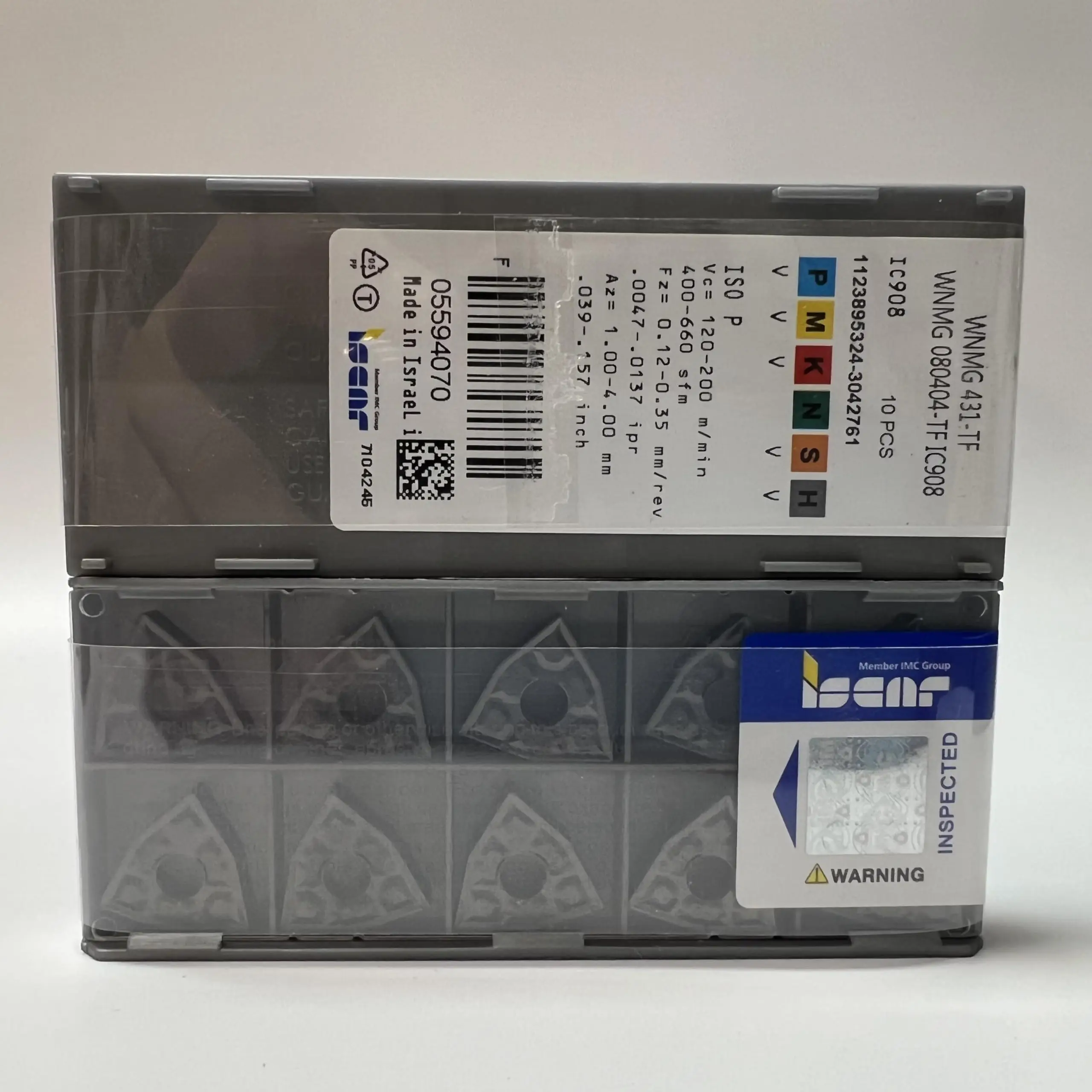 WNMG080404-TF IC908 /Original genuine CNC alloy blade 10 PCS