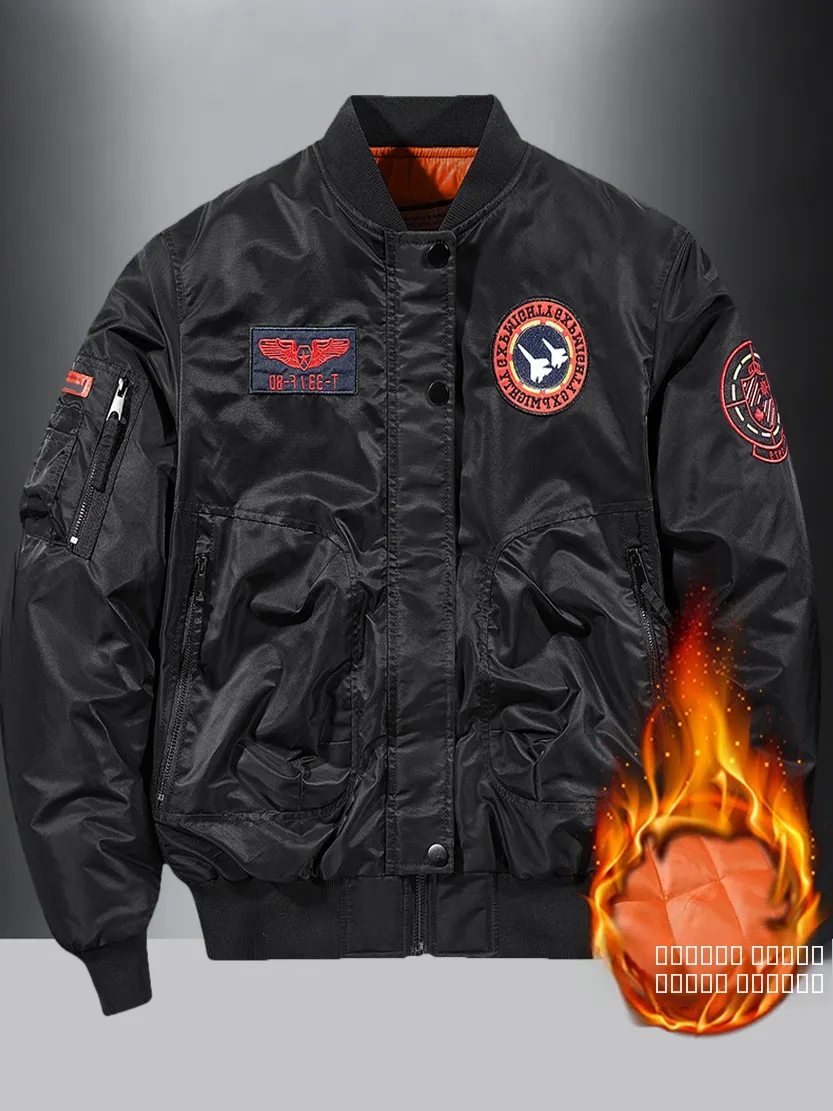 

Мужская утепленная куртка M94 для парашютистов с вышивкой, свободного кроя, из хлопка, для защиты от холода, модная городская рабочая одежда