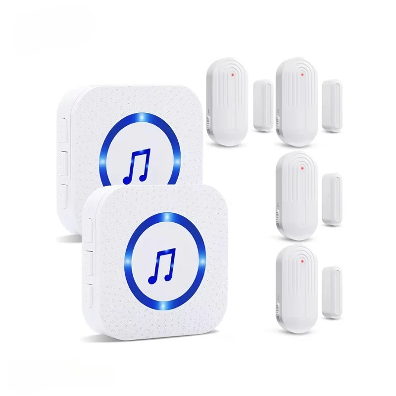 ABS 무선 휴대용 도난 경보 시스템 PIR 모션 센서 가정 보안용 강력한 자석 도어/창문 센서