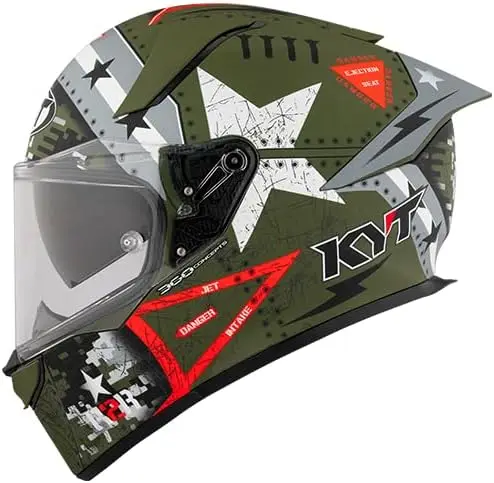 

(Medium)R2R Motorcycle Helmets with Double Visor Premium Quality Full Face Motorcycle & Powersports Touring Helmets DOT and ECE