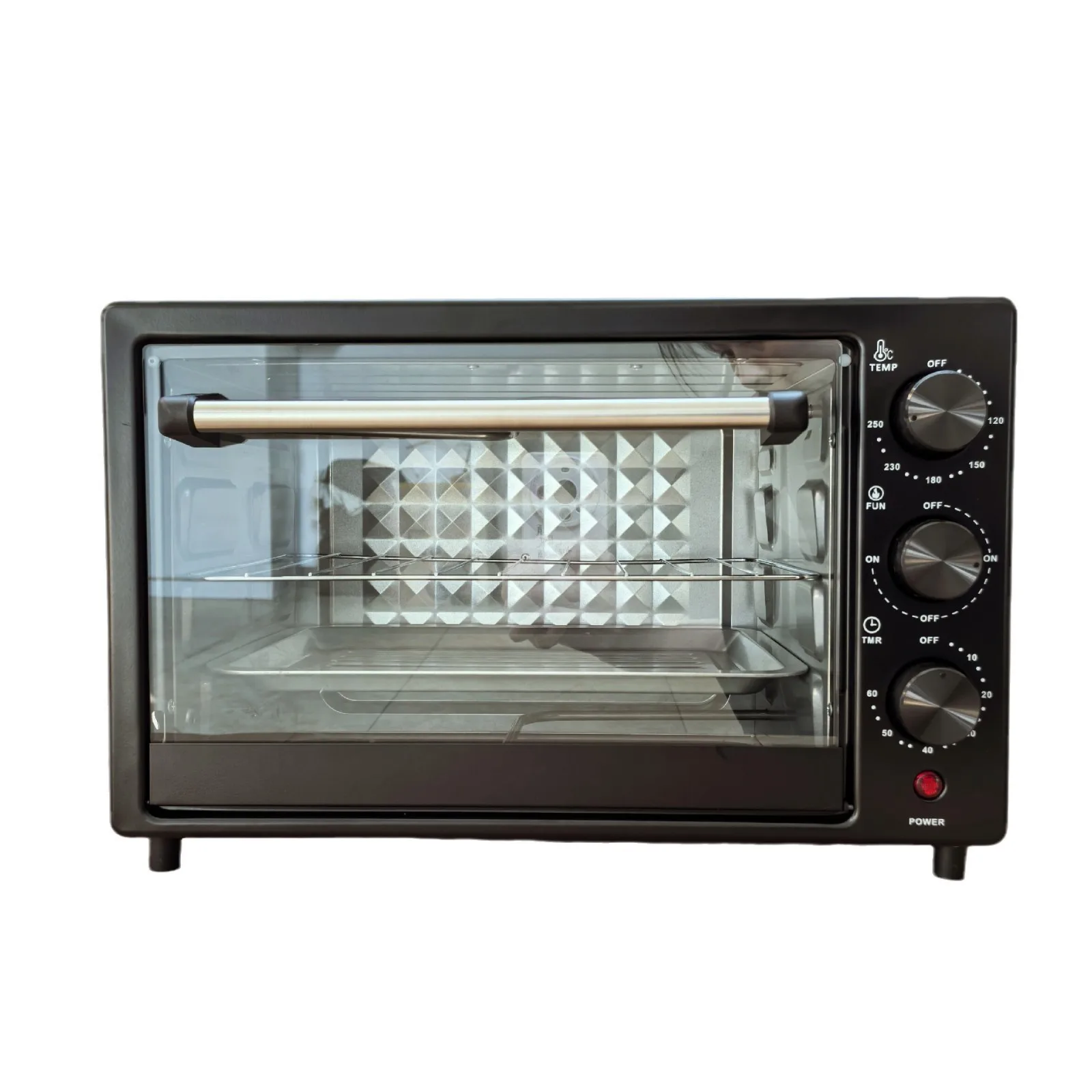 

Lovfe Factory 25L Kitchen Appliances Luxury Stainless Steel Built-In Digital Countertop Convection Toaster Oven