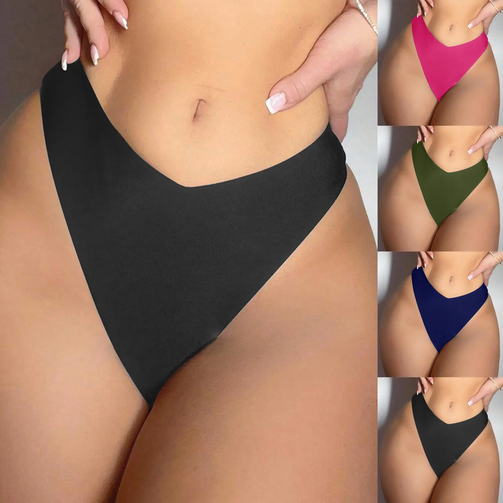 Women High Waist Bikini Bottoms Swim Briefs Beach Shorts Ruched Bottom High Cut Swim Bottom Full Coverage Swimsuit