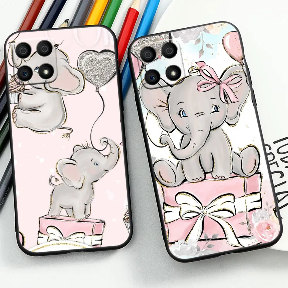 Disney Dumbo Cartoon Phone Case For Huawei P20 P30 Y6P Y7 Y9 NOVA 2I 3I 7I 8I 9SE Honor 90 20 9X 8X X9A X8 X7 X7A Case Cover